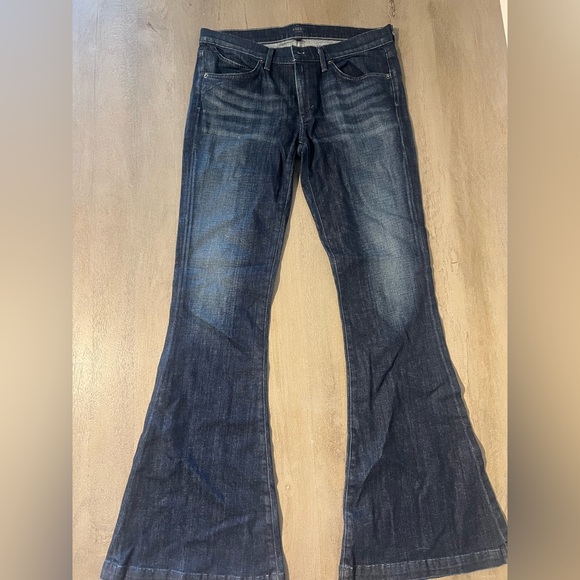 Agolde Women's Dark Blue Flared Jeans - Brand New - Picture 4 of 9